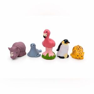 Little People Safari Animals Bundle Zoo Penguin Flamingo Rhino
